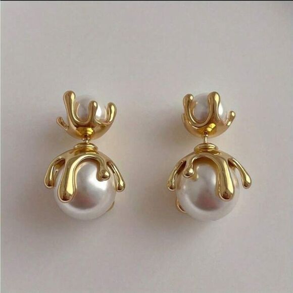 Pearl earrings M1070 - Picture 1 of 6